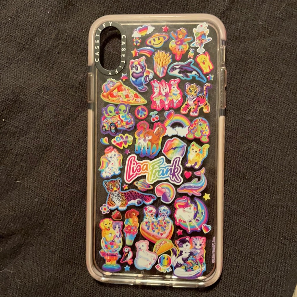 Casetify x Lisa Frank iPhone XS Max case